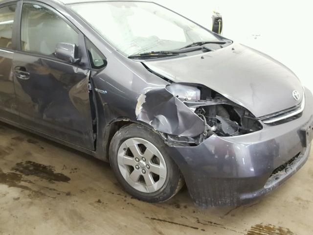 JTDKB20U583335282 - 2008 TOYOTA PRIUS GRAY photo 9