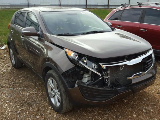 KNDPB3A27D7440983 - 2013 KIA SPORTAGE B BROWN photo 1