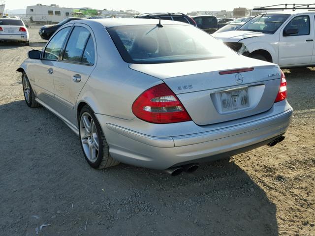 WDBUF76J06A906479 - 2006 MERCEDES-BENZ E 55 AMG SILVER photo 3