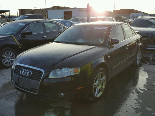 WAUAF78E17A085315 - 2007 AUDI A4 2 BLACK photo 2