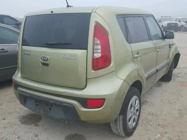 KNDJT2A52C7419836 - 2012 KIA SOUL GREEN photo 4