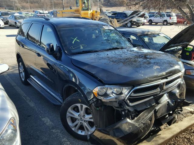 1C4RDJDG5CC158832 - 2012 DODGE DURANGO CR BLACK photo 1