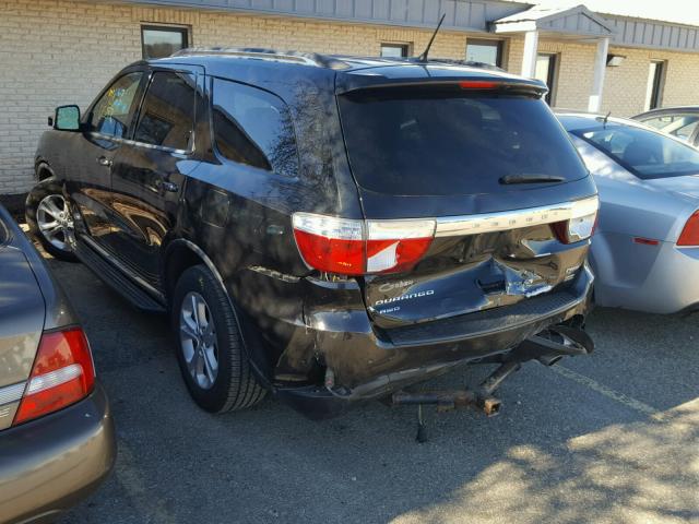 1C4RDJDG5CC158832 - 2012 DODGE DURANGO CR BLACK photo 3