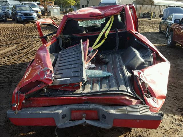 1FTYR10U84PB24449 - 2004 FORD RANGER RED photo 9