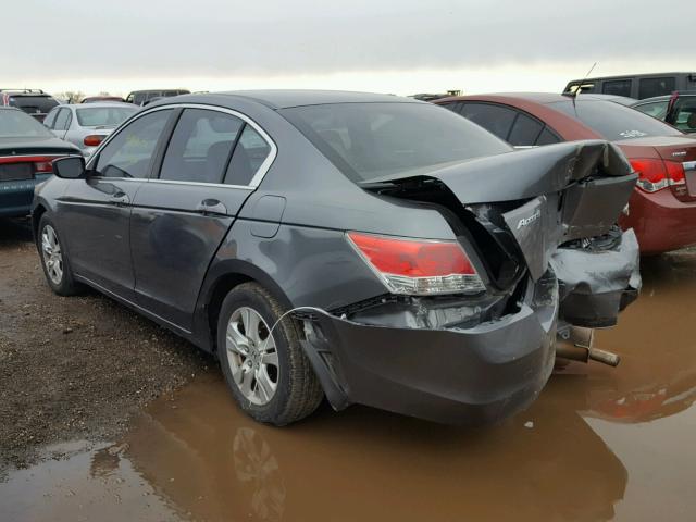 1HGCP26478A093881 - 2008 HONDA ACCORD LXP GRAY photo 3