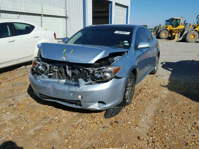 JTKDE177560110233 - 2006 TOYOTA SCION TC BLUE photo 2