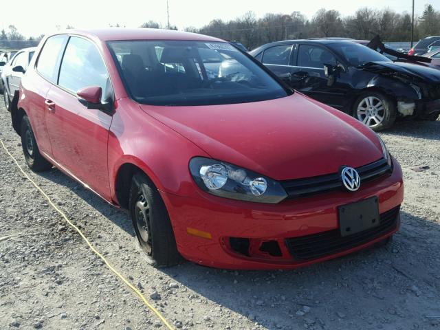 WVWBB7AJ7DW030425 - 2013 VOLKSWAGEN GOLF RED photo 1