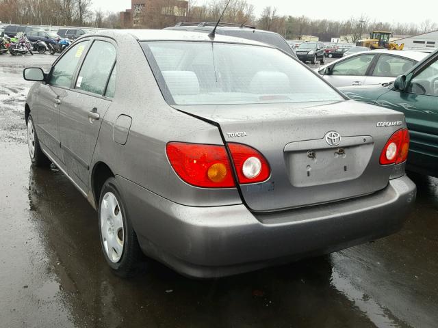 2T1BR32E34C246786 - 2004 TOYOTA COROLLA CE GRAY photo 3