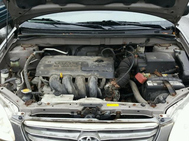 2T1BR32E34C246786 - 2004 TOYOTA COROLLA CE GRAY photo 7