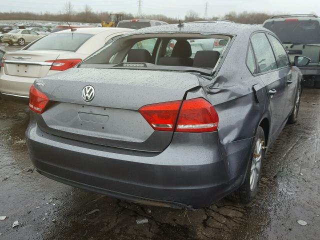 1VWAH7A38CC018664 - 2012 VOLKSWAGEN PASSAT S رمادي صورة 4