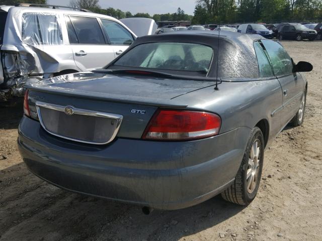 1C3EL75R66N182882 - 2006 CHRYSLER SEBRING GT GREEN photo 4