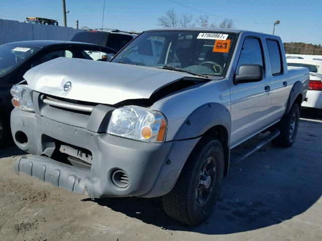 1N6ED27T53C464181 - 2003 NISSAN FRONTIER C SILVER photo 2