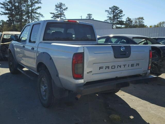 1N6ED27T53C464181 - 2003 NISSAN FRONTIER C SILVER photo 3