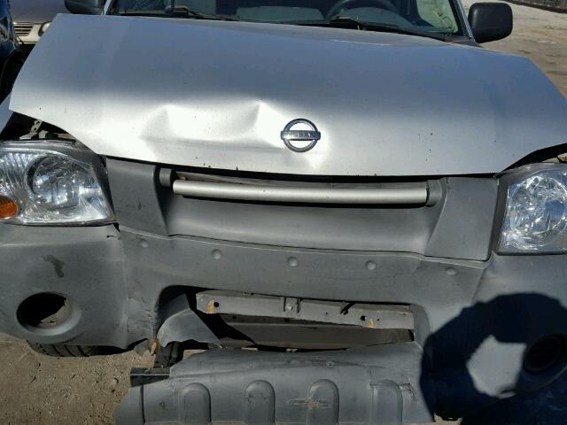 1N6ED27T53C464181 - 2003 NISSAN FRONTIER C SILVER photo 7