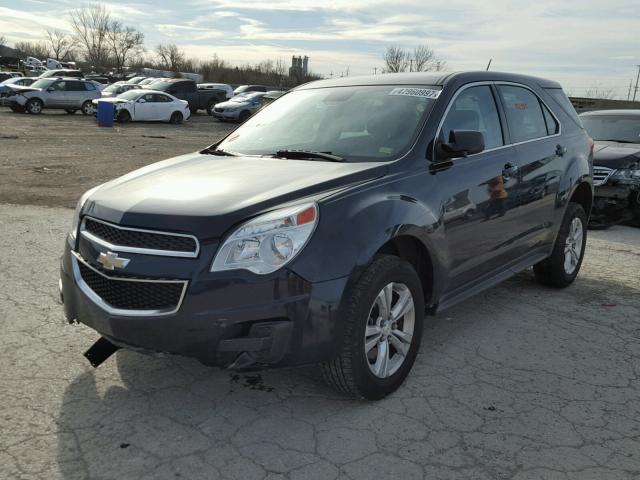 2GNALAEK7F6143403 - 2015 CHEVROLET EQUINOX LS BLUE photo 2