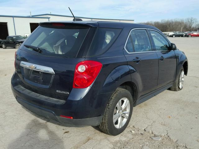 2GNALAEK7F6143403 - 2015 CHEVROLET EQUINOX LS BLUE photo 4