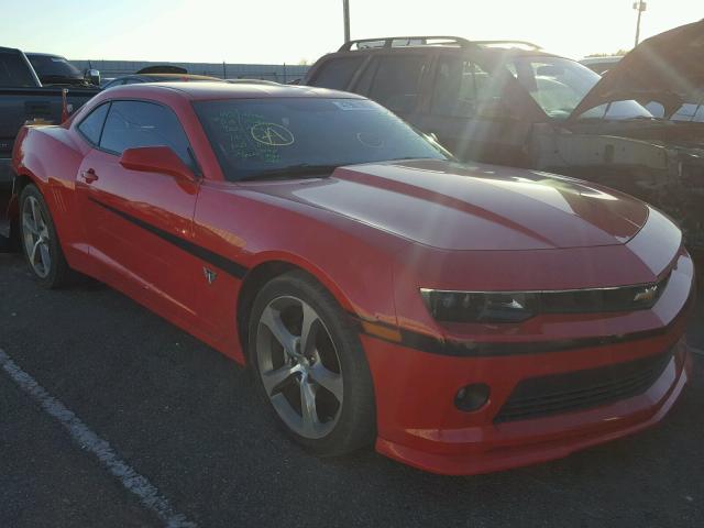 2G1FF1E31F9232115 - 2015 CHEVROLET CAMARO LT RED photo 1