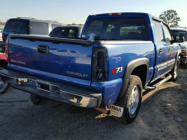 2GCEK13T041412876 - 2004 CHEVROLET SILVERADO BLUE photo 4