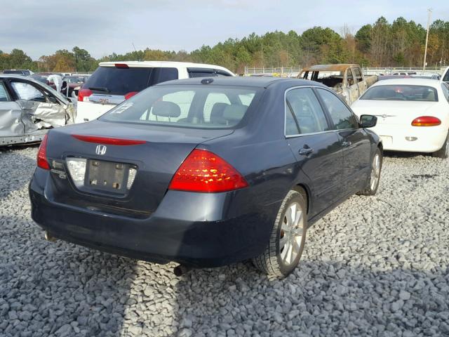 1HGCM66817A008812 - 2007 HONDA ACCORD EX GRAY photo 4