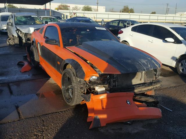 1ZVBP8CH7A5150306 - 2010 FORD MUSTANG GT ORANGE photo 1