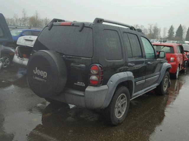 1J4GK38K26W284845 - 2006 JEEP LIBERTY RE BLACK photo 4