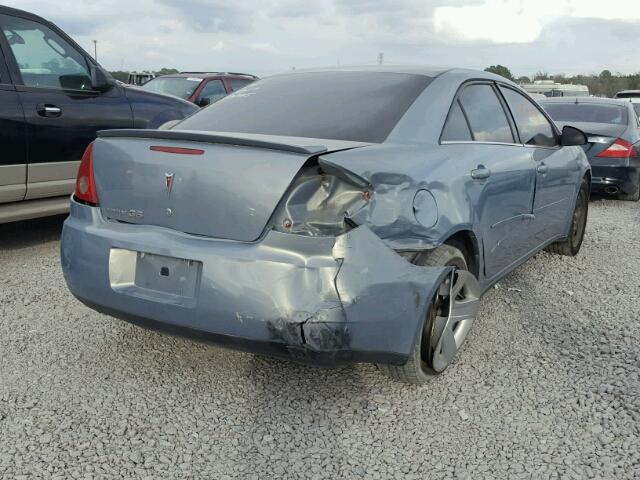 1G2ZG58B474247387 - 2007 PONTIAC G6 BASE BLUE photo 4