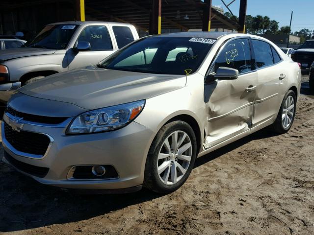 1G11E5SL9EF125537 - 2014 CHEVROLET MALIBU 2LT TAN photo 2