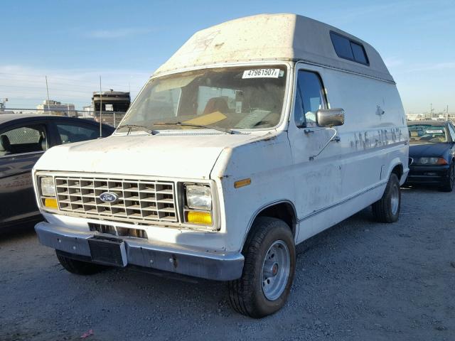 1FTEE14Y1JHB69976 - 1988 FORD ECONOLINE WHITE photo 2