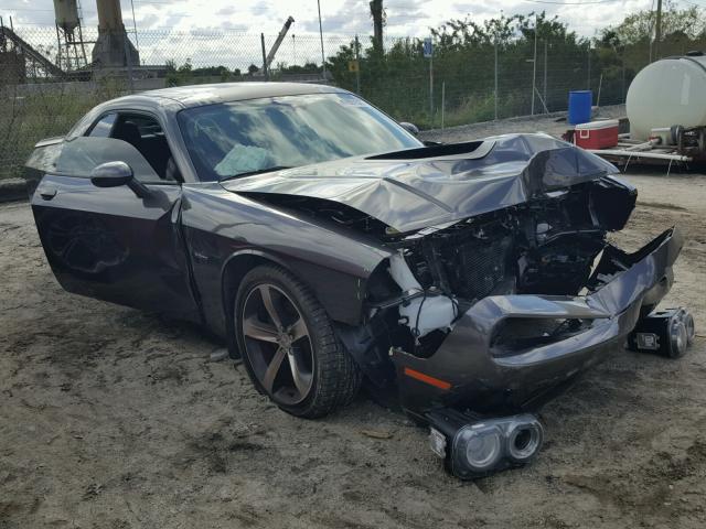 2C3CDZBT5GH164724 - 2016 DODGE CHALLENGER GRAY photo 1