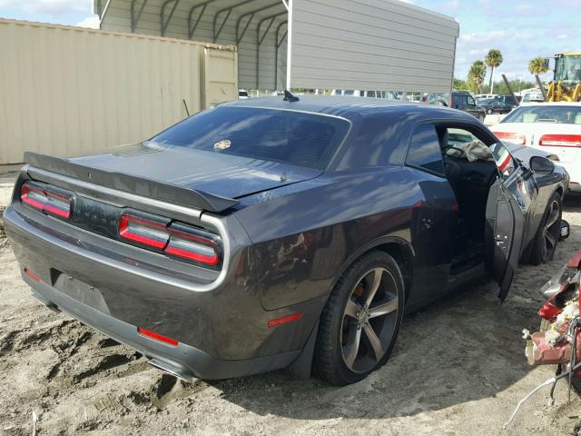 2C3CDZBT5GH164724 - 2016 DODGE CHALLENGER GRAY photo 4