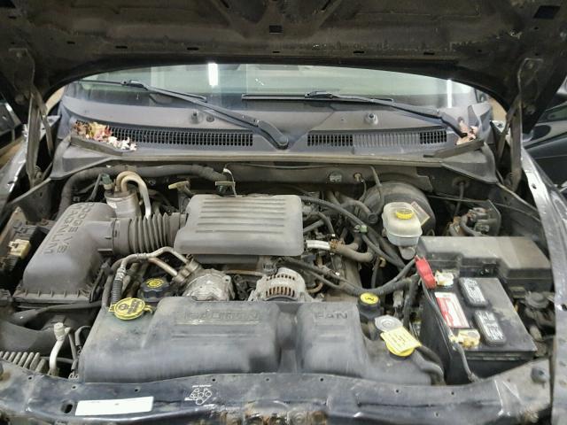 1B7HG2AN51S306833 - 2001 DODGE DAKOTA QUA BLACK photo 7