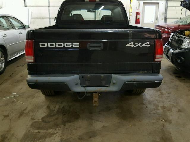 1B7HG2AN51S306833 - 2001 DODGE DAKOTA QUA BLACK photo 9