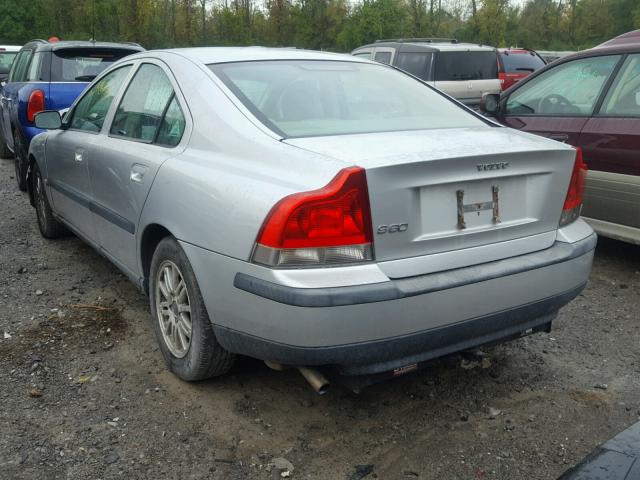 YV1RS61T442380252 - 2004 VOLVO S60 Արծաթագույն լուսանկար 3