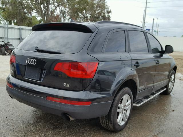 WA1AY74L38D032904 - 2008 AUDI Q7 3.6 QUA BLACK photo 4