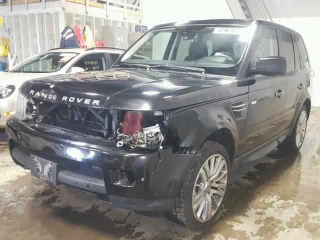 SALSK2D46BA257472 - 2011 LAND ROVER RANGE ROVE BLACK photo 2