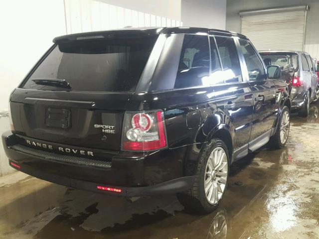 SALSK2D46BA257472 - 2011 LAND ROVER RANGE ROVE BLACK photo 4