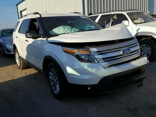 1FM5K7D87DGA03754 - 2013 FORD EXPLORER X WHITE photo 1