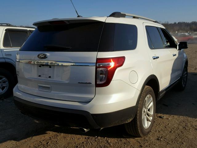 1FM5K7D87DGA03754 - 2013 FORD EXPLORER X WHITE photo 4