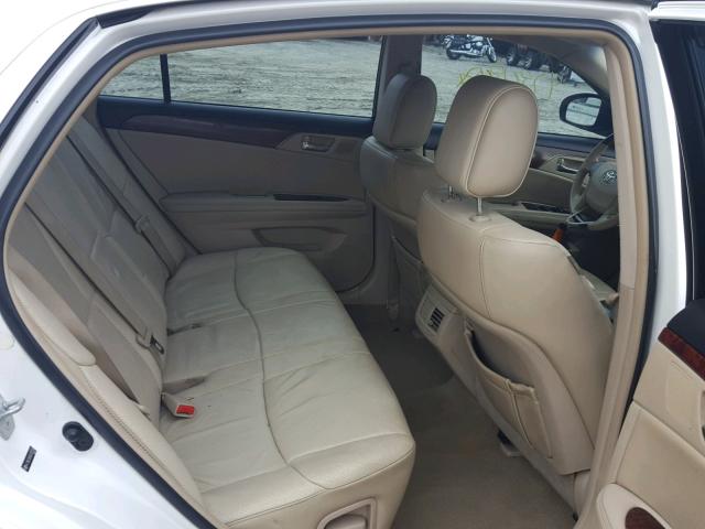 4T1BK3DB0BU381534 - 2011 TOYOTA AVALON BAS Ақ фото 6