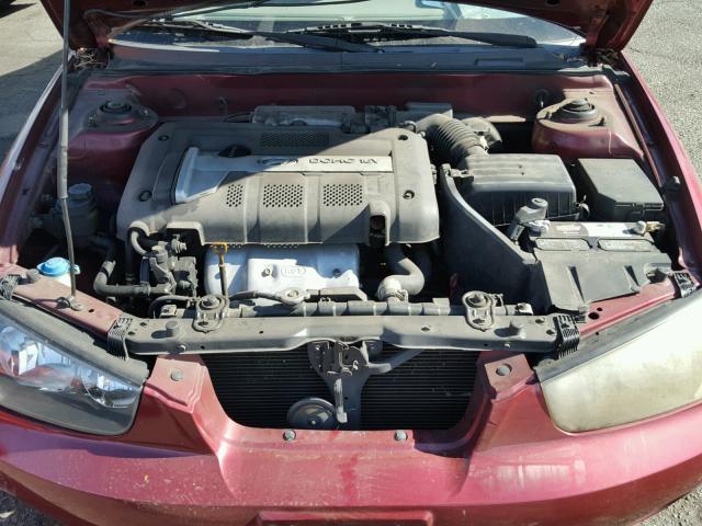 KMHDN45D33U647913 - 2003 HYUNDAI ELANTRA GL RED photo 7