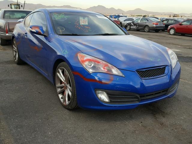 KMHHU6KH6AU028632 - 2010 HYUNDAI GENESIS CO BLUE photo 1