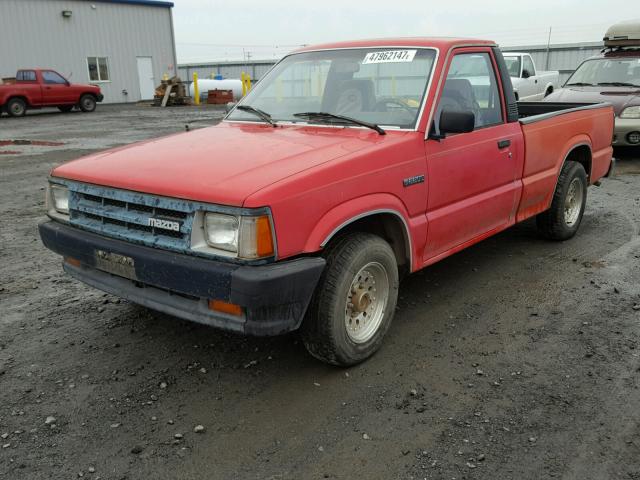 JM2UF1132N0278061 - 1992 MAZDA B2200 SHOR RED photo 2