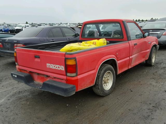 JM2UF1132N0278061 - 1992 MAZDA B2200 SHOR RED photo 4