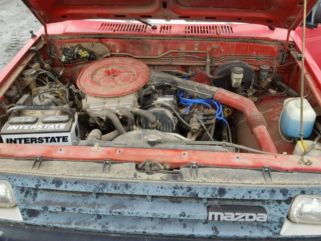 JM2UF1132N0278061 - 1992 MAZDA B2200 SHOR RED photo 7