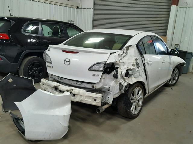 JM1BL1U5XB1418543 - 2011 MAZDA 3 S WHITE photo 4