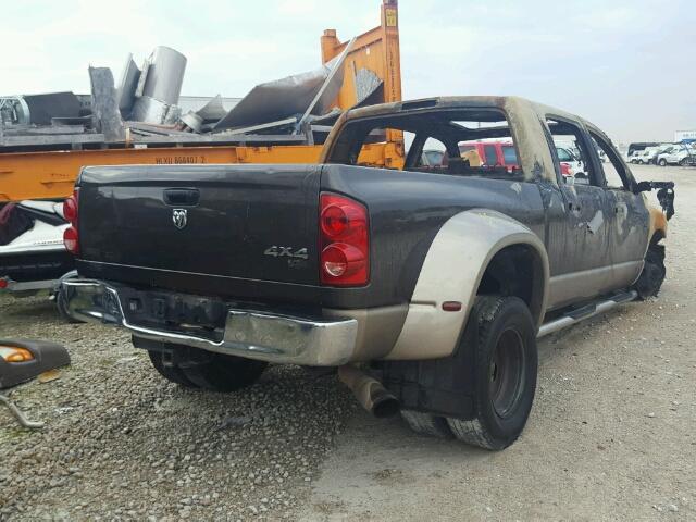 3D7MX49A88G186111 - 2008 DODGE RAM 3500 BURN photo 4