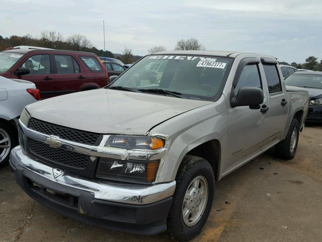 1GCCS136948210679 - 2004 CHEVROLET COLORADO BEIGE photo 2