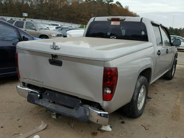 1GCCS136948210679 - 2004 CHEVROLET COLORADO BEIGE photo 4