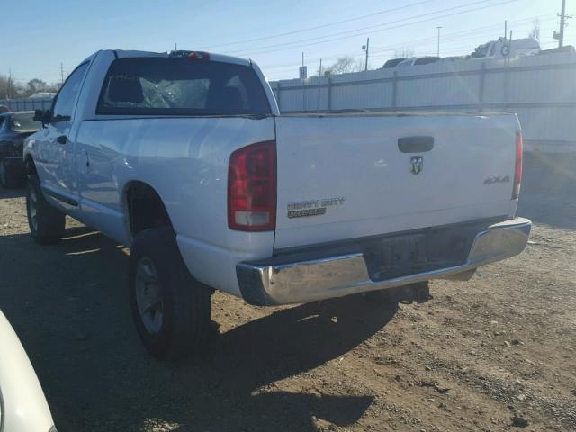 3D7KS26C36G117419 - 2006 DODGE RAM 2500 S WHITE photo 3