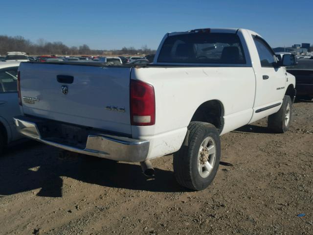 3D7KS26C36G117419 - 2006 DODGE RAM 2500 S WHITE photo 4